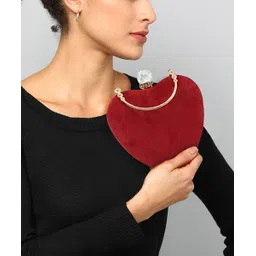 divastri Party Red Clutch - Regular Size-picture-19