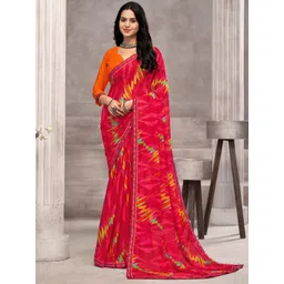 DIVASTRI Poly Chiffon Saree-picture-28