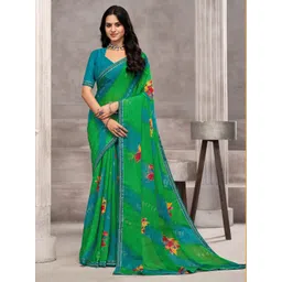 DIVASTRI Poly Chiffon Saree-picture-32