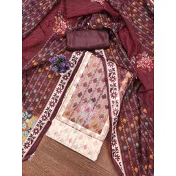 DIVASTRI Printed Organza Unstitched Dress Material-picture-18