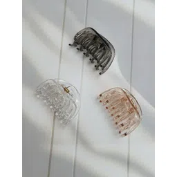 DIVASTRI Set of 3 Transparent Claw Clips-picture-23