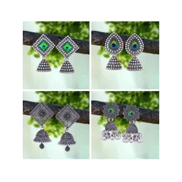 DIVASTRI Silver-Plated Alloy Earrings-picture-19