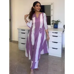 DIVASTRI Women Purple Kurta Sets-picture-30