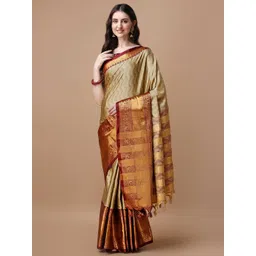 DIVASTRI Woven Design Zari Saree-picture-12