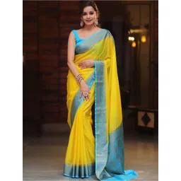 DIVASTRI Woven Design ZariBanarasi Saree-picture-10