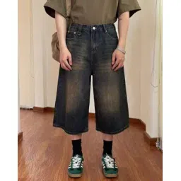 divawalk Men Regular Fit Denim Shorts-picture-19