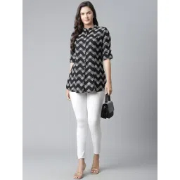 Divena Cotton Black Striped Top-picture-12
