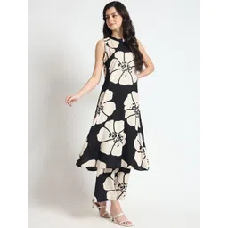 Divena Floral Printed A-Line Kurta With Palazzo-picture-26