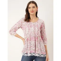 Divena Floral Printed Cotton Top-picture-14
