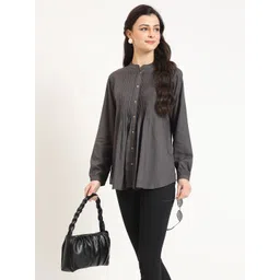 Divena Mandarin Collar Top-picture-21