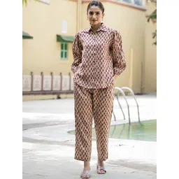 Divena Printed Pure Cotton Shirt With Trouser-picture-30
