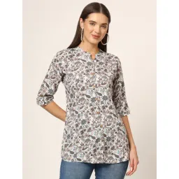 Divena White Printed Top-picture-34