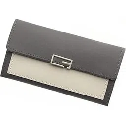 divik Women's Purse, Ladies 3 Fold Wallet, Women's Long PU Leather Multi- Slots Girls Zipper Coin Purse Wallet for Cards, Cash, Checkbook, Passport, ID, Tickets, and Other Documents (1Pcs)-picture-36