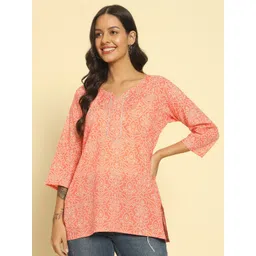 DIVINATION Women Bandhani Printed Kurta-picture-20