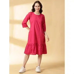 DIVINATION Women Chevron Printed Kurta-picture-21