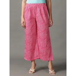 DIVINATION Women Striped Ethnic Palazzos image 1