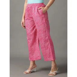 DIVINATION Women Striped Ethnic Palazzos image 3