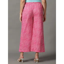 DIVINATION Women Striped Ethnic Palazzos image 5