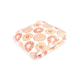 Divine Casa Prism Peach-Coloured Floral Pure Cotton AC Room 120 GSM Double Bed Dohar image 3