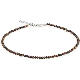 divine hindu Tiger Eye Anklet for Women – Natural Faceted Tiger Eye Stone Beaded Anklet with Adjustable Chain for Protection, Confidence & Balance-picture-28