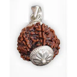 Divine souvenirs Silver-Plated Circular Rudraksh Pendants-picture-32