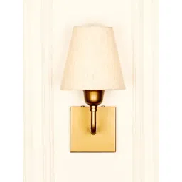 Divine Trends Gold Stainless Steel Antique Finish Elbow Wall lamp with Lampshade-picture-33
