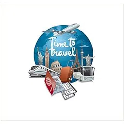divinedesigns DivineDesigns™ Time to Travel Vinyl Wall Sticker for Living Room, Bedroom,Office, Kids Room Decorations Pack of 1 (20X22) Inch-picture-31