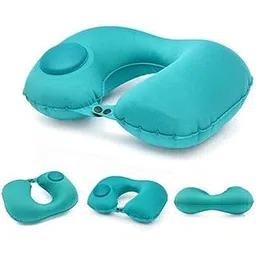 divinext Travel Backpack Neck Pillow, Manual Press Automatic Inflatable U-Shaped Pillow, 15.74 X 11.02 Inch,Multi Color - Soft Fabric-picture-27