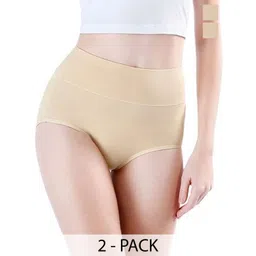 Diving Deep Pack Of 2 High-Rise Hipster Briefs Skin&Skin HR_4XL-picture-25