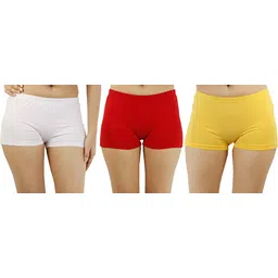 Diving Deep Pack Of 3 Cotton Boy Shorts Briefs 5_5Full Pnty Pack of 3_L image 3