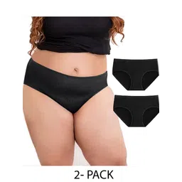 Diving Deep Women Pack of 2 Cotton Assorted Hipster Briefs-picture-37