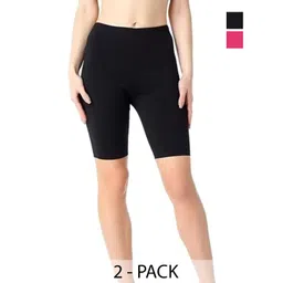 Diving Deep Women Pack of 2 Cotton Boy Shorts Briefs-picture-34