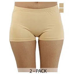 Diving Deep Women Pack of 2 Cotton Boy Shorts Briefs-picture-16