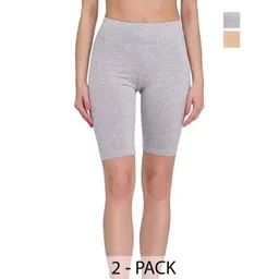 Diving Deep Women Pack of 2 Cotton Boy Shorts Briefs-picture-24