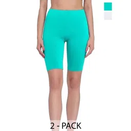 Diving Deep Women Pack of 2 Cotton Boy Shorts Briefs-picture-40