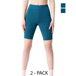 Diving Deep Women Pack of 2 Cotton Boy Shorts Briefs-picture-28