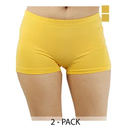 Diving Deep Women Pack of 2 Cotton Boy Shorts Briefs-picture-38
