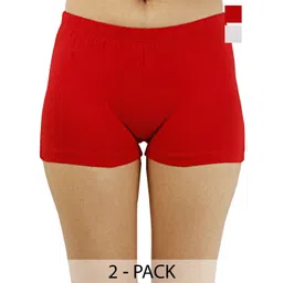 Diving Deep Women Pack of 2 Cotton Boy Shorts Briefs-picture-11