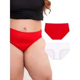 Diving Deep Women Pack of 2 Cotton Hipster Briefs-picture-38