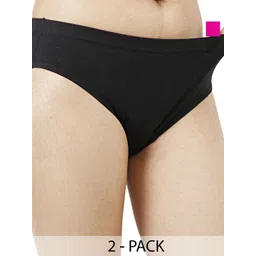 Diving Deep Women Pack of 2 Cotton Low-Rise Hipster Briefs-picture-27