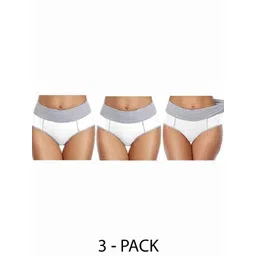 Diving Deep Women Pack of 3 Cotton Assorted Hipster Briefs-picture-16