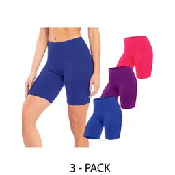 Diving Deep Women Pack Of 3 Cotton Boy Shorts Briefs-picture-42