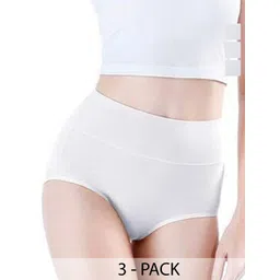 Diving Deep Women Pack of 3 Cotton Hipster Briefs-picture-35
