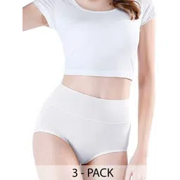 Diving Deep Women Pack of 3 Cotton Hipster Briefs-picture-32