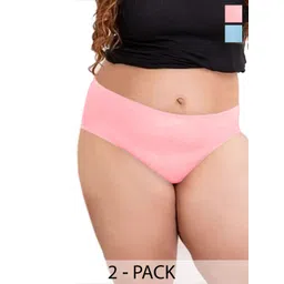 Diving Deep Women Pack of2 Cotton Hipster Briefs-picture-39