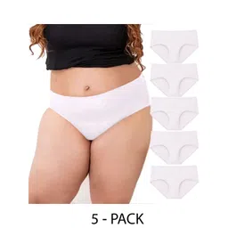 Diving Deep Women Pack of5 Cotton Hipster Briefs-picture-36