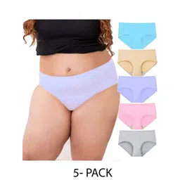 Diving Deep Women Pack of5 Hipster Briefs-picture-23