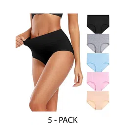 Diving Deep Women Pack of5 Hipster Briefs-picture-30