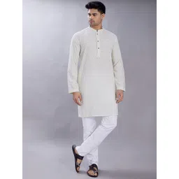 DIVISIVE Floral Embroidered Mandarin Collar Thread Work Straight Kurta-picture-34