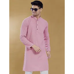 DIVISIVE Men Embroidered Thread Work Kurta-picture-34